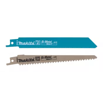 Pilarka szablasta Makita DJR187Z, 18V Li-Ion, skok 32 mm, częstotliwość skoków 2300–3000 spm, głębokość cięcia w drewnie 255 mm, w metalu 130 mm