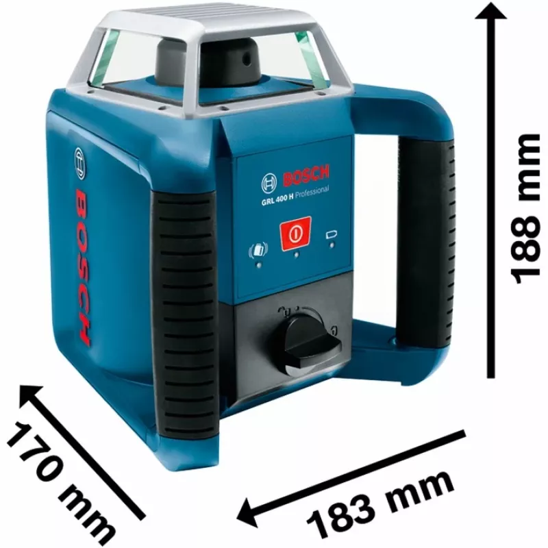 Bosch GRL 400 H Professional Poziomica rotacyjna 400 m 635 nm (< 1 mW)