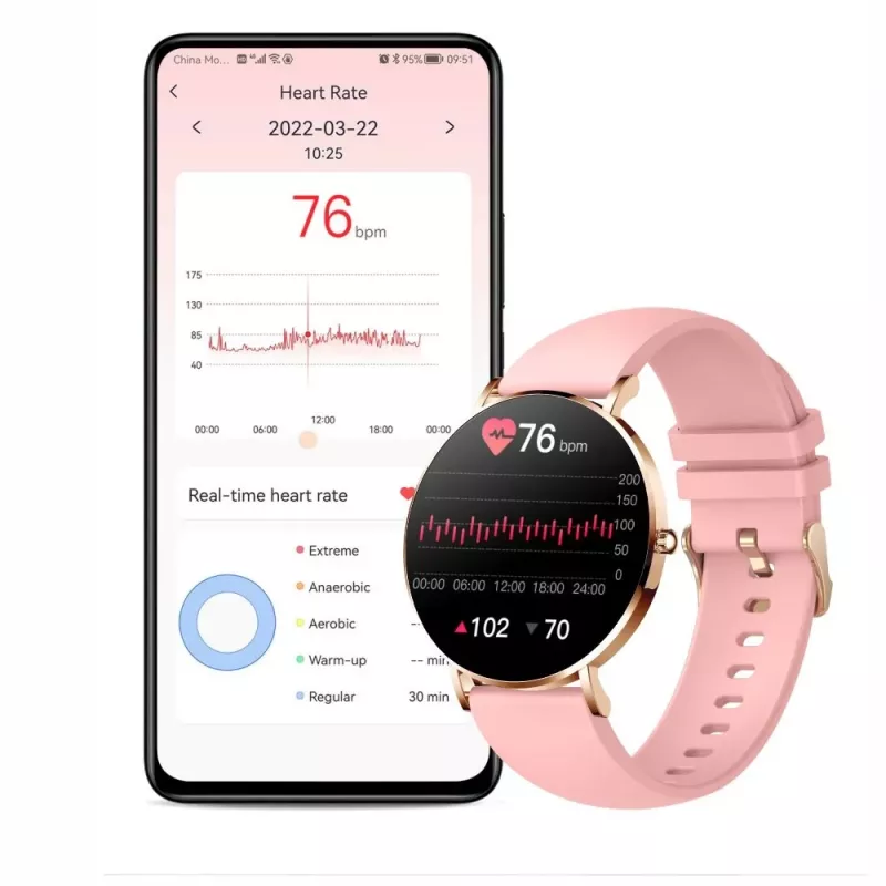 Smartwatch Manta SWU501PK różowy