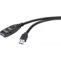 Renkforce RF-4598346 Kabel USB 10 m USB 3.2 Gen 1 (3.1 Gen 1) USB A Czarny (RF-4598346)