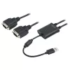 Adapter USB 2.0 na 2x port szeregowy