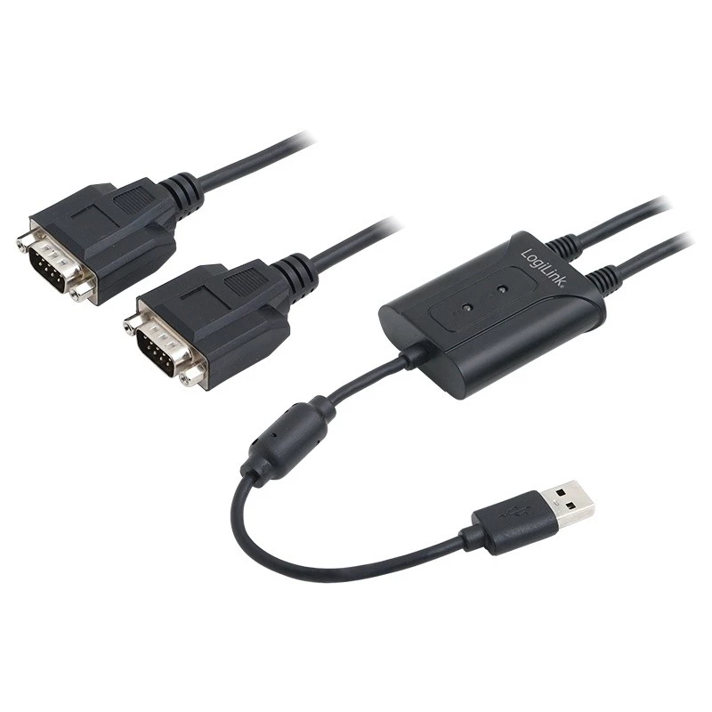 Adapter USB 2.0 na 2x port szeregowy