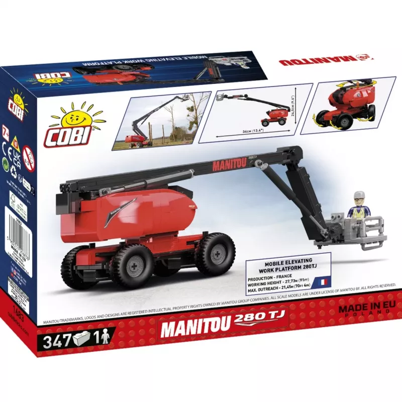 Klocki konstrukcyjne COBI Manitou 280 TJ 347 elementów dla dzieci od 6 lat