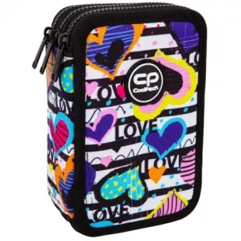 Potrójny piórnik z wyposażeniem CoolPack Jumper 3 DIARY