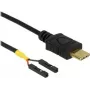 Kabel USB DeLOCK 85394 0,1 m USB C Czarny