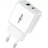 ANSMANN HC218PD - Zasilacz - 18 W - 3000 mA - PD, QC 3.0 - 2 porty wyjściowe (USB, USB-C) - Biały (1001-0111)