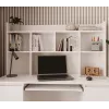 KUBA Biurko zestaw + Extension Piece, biały