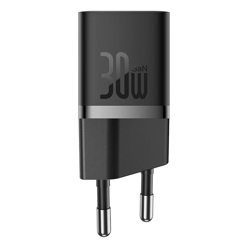 Baseus P10110902113-01 USB-C GaN5 mini 30W ładowarka sieciowa Czarny