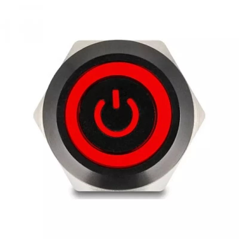 Przełącznik DELOCK 22023 19 mm 12 V z 5 złączami lutowniczymi