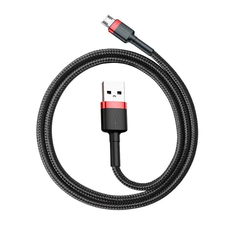 Kabel Micro USB Baseus Cafule 1.5A 2m (czerwony i czarny)