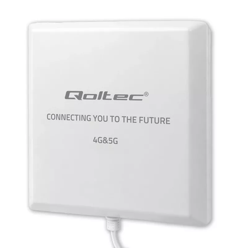 Zewnętrzna antena 4G/5G LTE QOLTEC 9 dBi ze złączem SMA i 3 m kablem