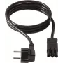 Kabel zasilający Bachmann 375.072 Czarny 1 m ST18