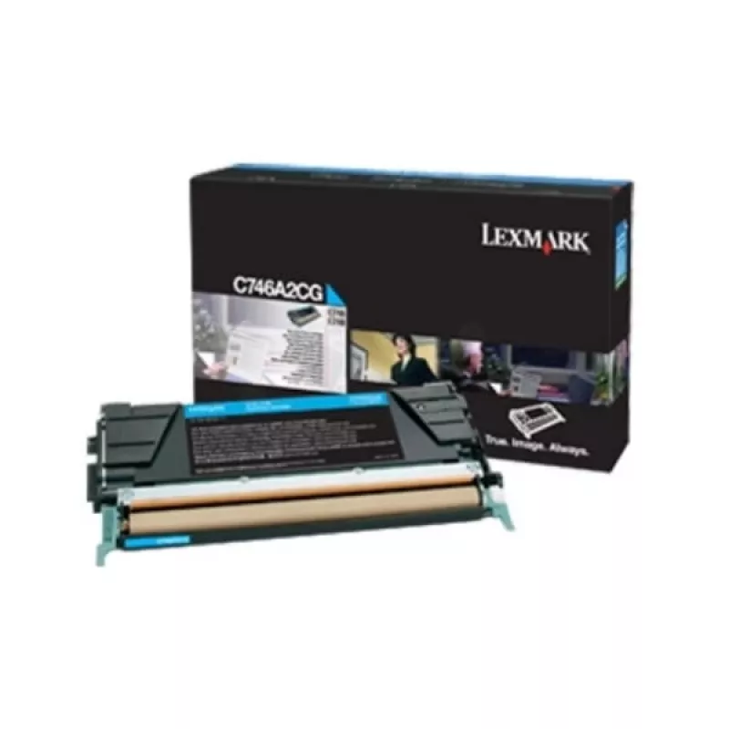 Corporate kaseta z tonerem Lexmark C746 C748 7K PGS cyjan