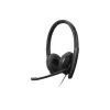 Lenovo 4XD1M45627 headphones/headset Wired Head-band USB Type-C Czarny