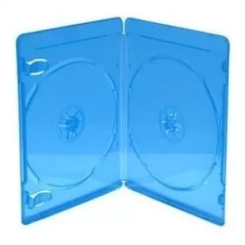 MediaRange BOX39-2-50 - jewel case - 2 dyski - Niebieski - Przezroczysty - Plastik - 120 mm - pyłoszczelny - odporny na zarysowania - odporny na wstrząsy (BOX39-2-50)