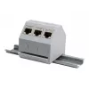 Logilink | Adapter na szynę DIN do 1 modułu Keystone RJ45 | MP0053