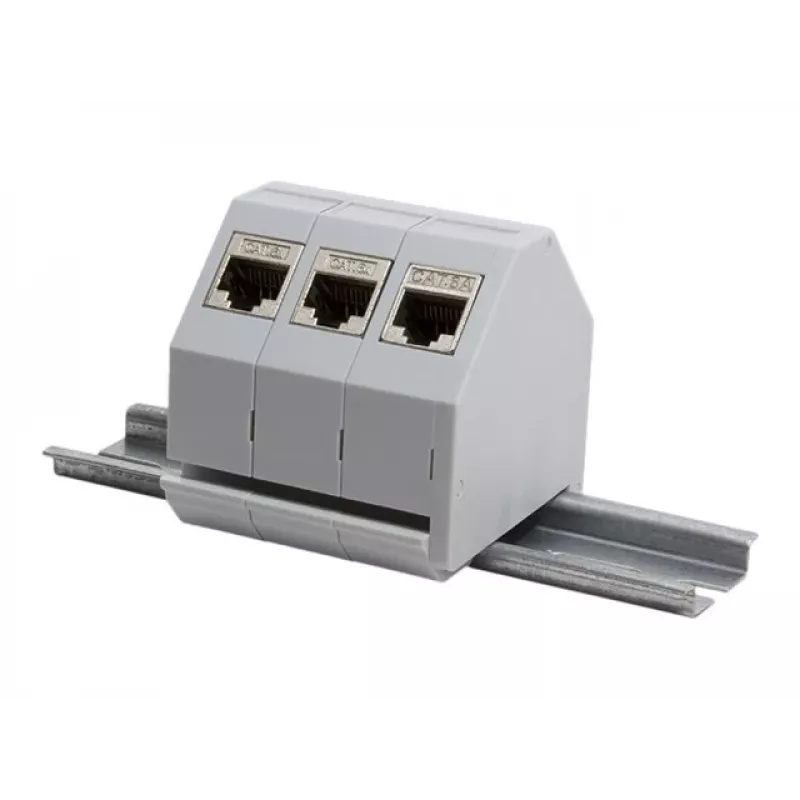 Logilink | Adapter na szynę DIN do 1 modułu Keystone RJ45 | MP0053