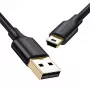 Kabel USB UGREEN US132 Mini-USB 1 m — czarny, 480 Mbit/s, szybkie ładowanie