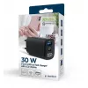 Ładowarka do urządzeń mobilnych Gembird TA-UC-PDQC30LCD-BK-01 Szybkie ładowanie Czarna