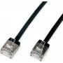 ROLINE U/FTP kabel krosowy Cat.6A Ultra- kurzer RJ45 Czarny 2m - Sieć - CAT 6a (21.15.4562)