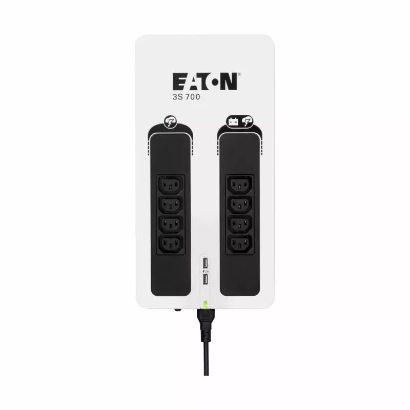Eaton 3S700I zasilacz awaryjny (UPS) Standby (Offline) 0.7 kVA 420 W 8 gniazd AC