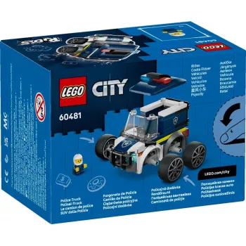LEGO CITY 60481 Rides - Policyjna ciężarówka