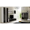 Cama Square Szafka VIGO 50/50/30 biały/czarny połysk