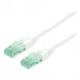 ROLINE RM kabel krosowy Cat.6A UTP, biały, 0,3 m