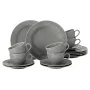 Porcelanowy zestaw do kawy SELECT Beat Color Glaze dla 6 osób, biały