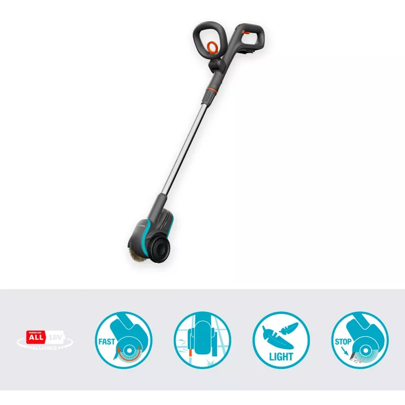 Elektryczna zamiatarka do chwastów GARDENA 14820-55 Wysokość 97,1 cm zasilana bateriami