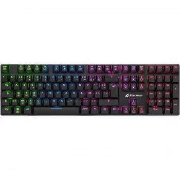 PureWriter RGB, Gaming Keyboard czarny, układ FR, Kailh Choc Low Profile Blue
