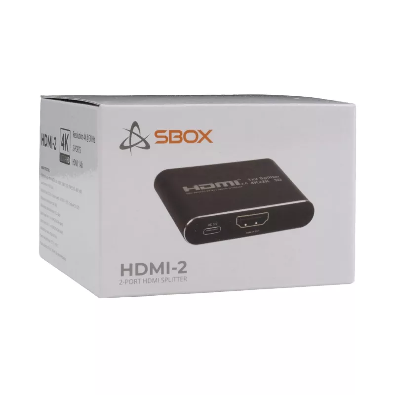 Sbox HDMI-2 Rozdzielacz HDMI 1x2 4K@30 Hz