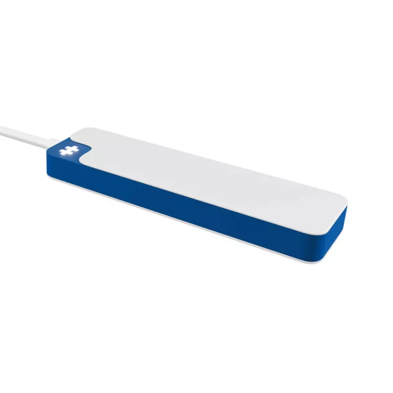 Hyper HyperDrive Flex 4-portowy hub USB-C, biały/niebieski | HD5201BUGL