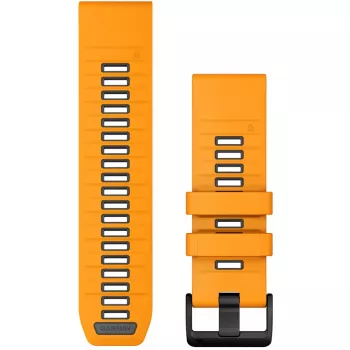 Pasek Garmin QuickFit 010-13393-01 grafitowo-pomarańczowy