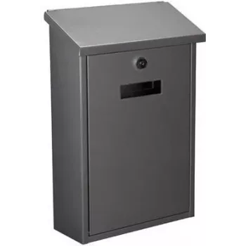 Velleman BG10003 Skrzynka pocztowa srebrna zamek na klucz (BG10003)