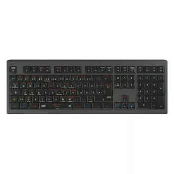 Logickeyboard LKB-OSX-A2M-DE Klawiatura USB QWERTZ Niemiecka Czarna (LKB-OSX-A2M-DE)