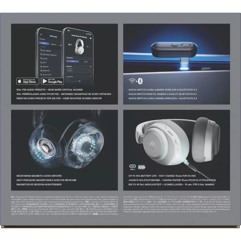 Zestaw słuchawkowy Steelseries Arctis Nova 3P