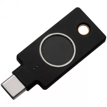 YubiKey C Bio FIDO Edition Yubico Czarny Bezhastowe Uwierzytelnianie
