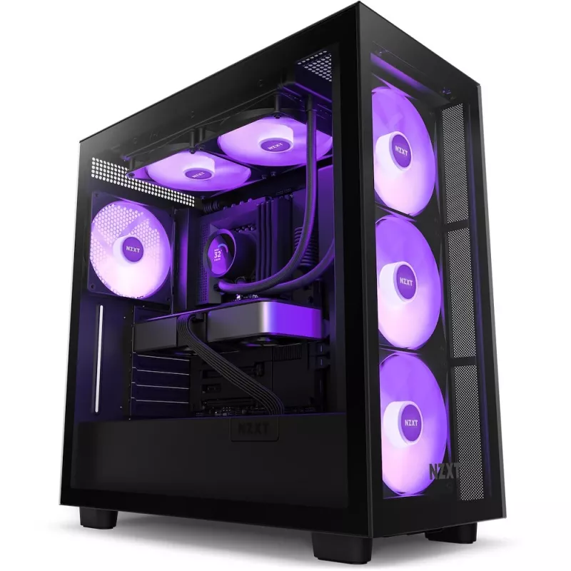 Zintegrowany układ chłodzenia cieczą NZXT Kraken 280 RGB 14 cm Czarny