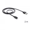 Kabel USB DeLOCK EASY-USB 2.0-A Micro-B 2m