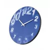 Zegar ścienny NeXtime 3077bl 3D, Ø39,5 cm, niebiesko-biały