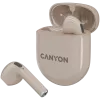 Słuchawki Bluetooth Canyon TWS-6 Tryb Gaming/BT 5.3 beżowy detal (CNS-TWS6BE)