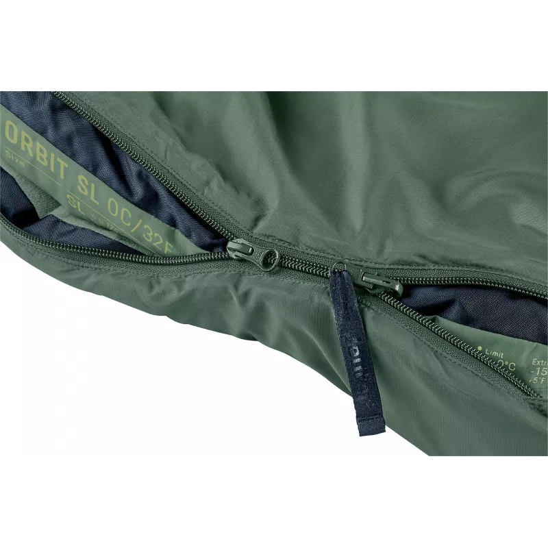 Śpiwór DEUTER Orbit SL 0°C / 32°F dla dorosłych, mumia, tkanina PES ripstop, szerokość 740 mm, głębokość 470 mm