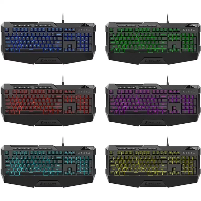 Klawiatura gamingowa Sharkoon SKILLER SGK4 USB QWERTZ niemiecka czarna