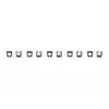 DIGITUS - Kabelclips mit Farbcodierung - für Patch-Kabel - Schwarz (Packung mit 100) (A-CC-BL)