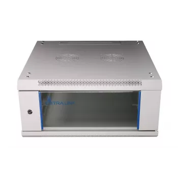 Extralink Szafa wisząca rack 4U 600x600 Szara do montażu na ścianie