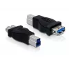Adapter USB DeLOCK USB 3.0-B M na USB 3.0-A FM 65179