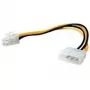 ROLINE Wewnętrzny kabel zasilający, 4-pin. HDD / ATX12V-P4 4-pinowy zasilacz 0,15 m (11.03.1019)
