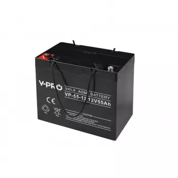 Bateria VIPER VPRO 12V 55Ah (szczelna AGM) model 22725 do zasilania awaryjnego i UPS