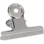 MAUL klips do listów wykonany z metalu, kolor: nikiel, szerokość: 50 mm, szerokość zacisku: 20 mm, opakowanie samoobsługowe (21750-96)